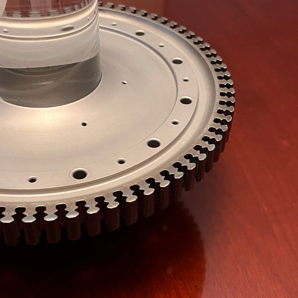 General Electric J85 Northrop F5 Jet Engine Turbine Disk Oil Lamp Centerpiece