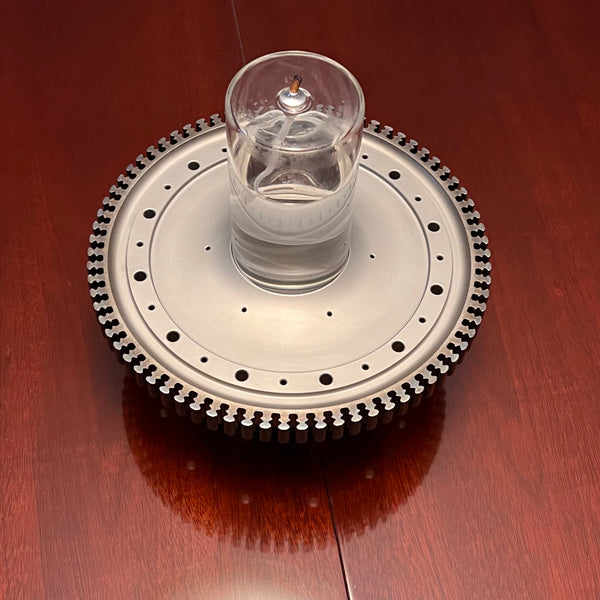 General Electric J85 Northrop F5 Jet Engine Turbine Disk Oil Lamp Centerpiece