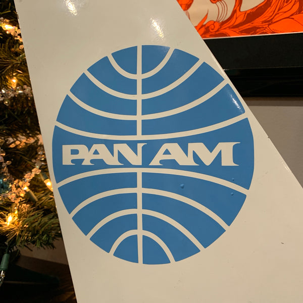 Pan Am United States Flag Boeing 707 Vertical Stabilizer Wing Desk Top Display