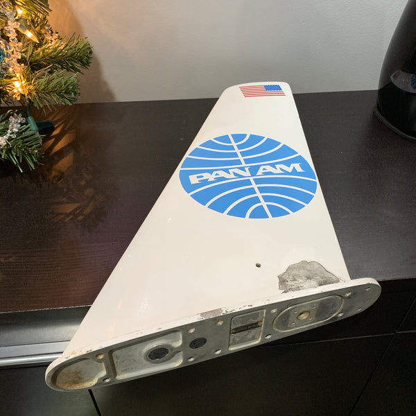 Pan Am United States Flag Boeing 707 Vertical Stabilizer Wing Desk Top Display