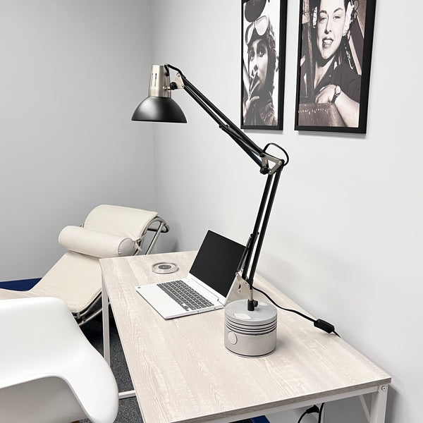 Pratt & Whitney wwII 1940's F4U Corsair Fighter Plane Radial Engine Piston Architect Desk Task Lamp