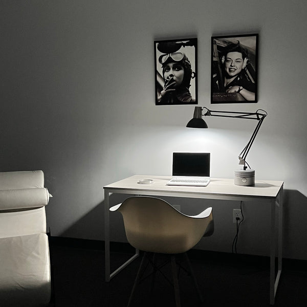 Pratt & Whitney wwII 1940's F4U Corsair Fighter Plane Radial Engine Piston Architect Desk Task Lamp