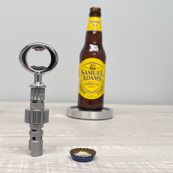 Cessna 402 Series Airplane Gear Drive Steampunk Bottle Opener