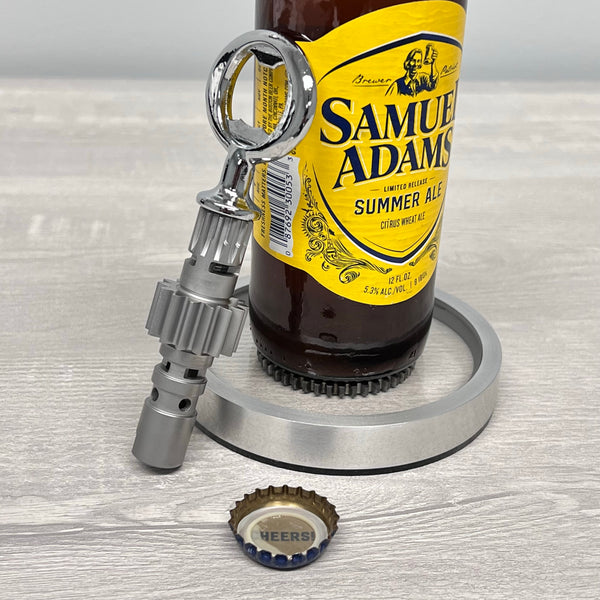 Cessna 402 Series Airplane Gear Drive Steampunk Bottle Opener