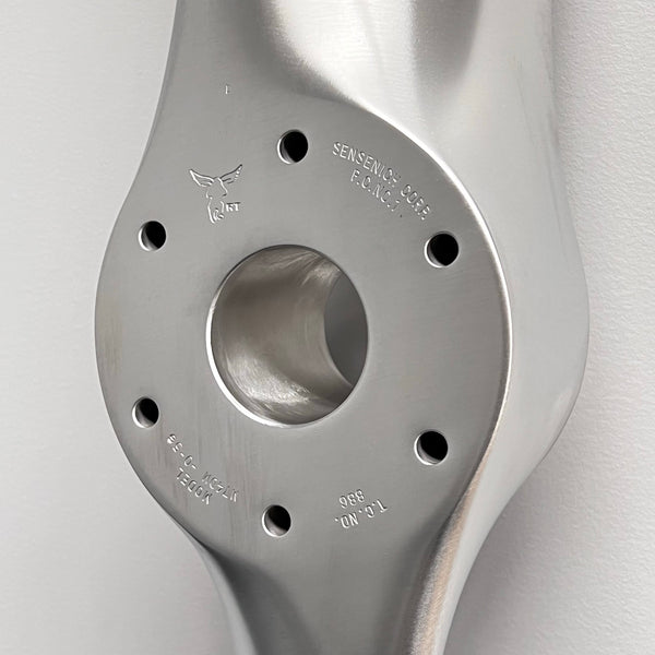 74" Piper PA-20 Pacer Brushed Aluminum Fix-Pitch Airplane Propeller Wall Display