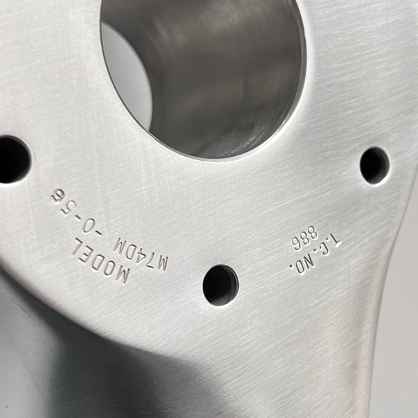 74" Piper PA-20 Pacer Brushed Aluminum Fix-Pitch Airplane Propeller Wall Display