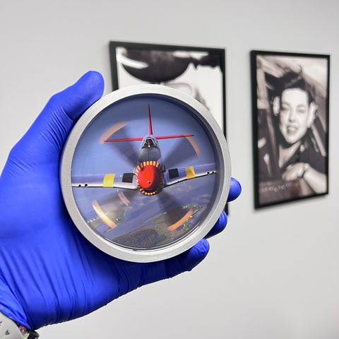 P51 Mustang "Over Virginia" Warbird Drinking Coaster