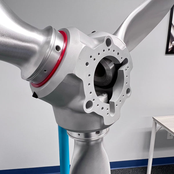 3-Bladed McCauley Cessna 76" Brushed Aluminum Airplane Propeller Wall Display