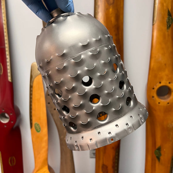 1950's General Electric J79 Jet Engine Burner Can Pendant Lamp Light Fixture