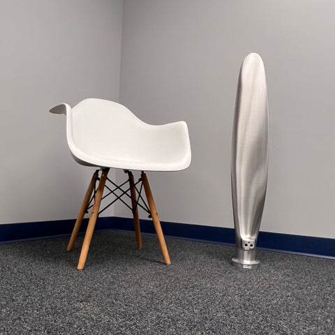 Piper PA31 Navajo Brushed Aluminum Airplane Propeller Blade Metal Sculpture