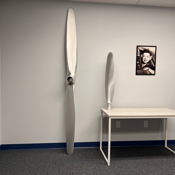 1930s 94" Curtiss Reed Type E 55501 Fix-Pitch Waco Metal Airplane Propeller