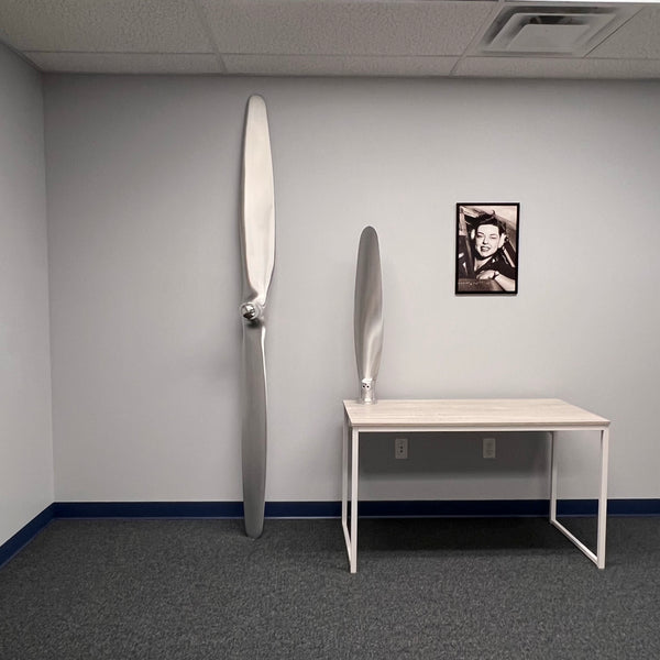 1930s 94" Curtiss Reed Type E 55501 Fix-Pitch Waco Metal Airplane Propeller