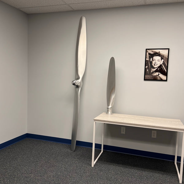 1930s 94" Curtiss Reed Type E 55501 Fix-Pitch Waco Metal Airplane Propeller