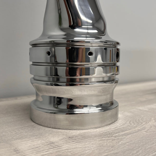 The Propsicle Modern Aviation Art CESSNA 402 Mirror Polished Chrome Airplane Propeller Blade Sculpture ( McCauley )