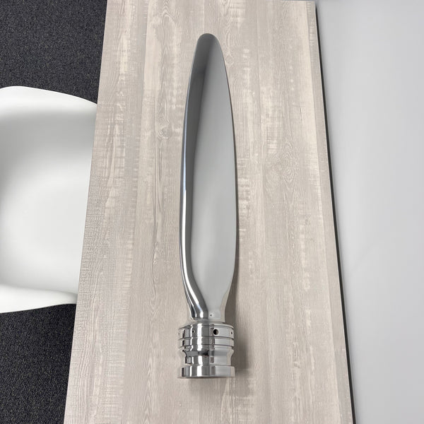 The Propsicle Modern Aviation Art CESSNA 402 Mirror Polished Chrome Airplane Propeller Blade Sculpture ( McCauley )