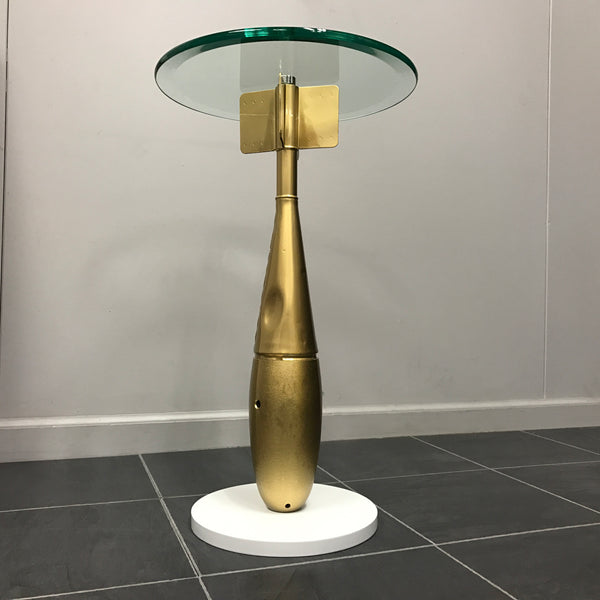 MK-76 Inert Grumman F-14 Tomcat Fighter Practice Bomb Martini Side Table