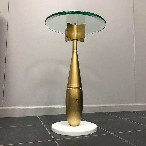 MK-76 Inert Grumman F-14 Tomcat Fighter Practice Bomb Martini Side Table