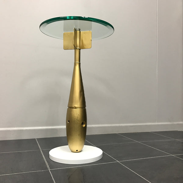 MK-76 Inert Grumman F-14 Tomcat Fighter Practice Bomb Martini Side Table