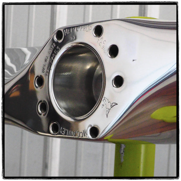 The Iron Man Mirror High Polished Airplane Propeller Fix-Pitch Sculpture