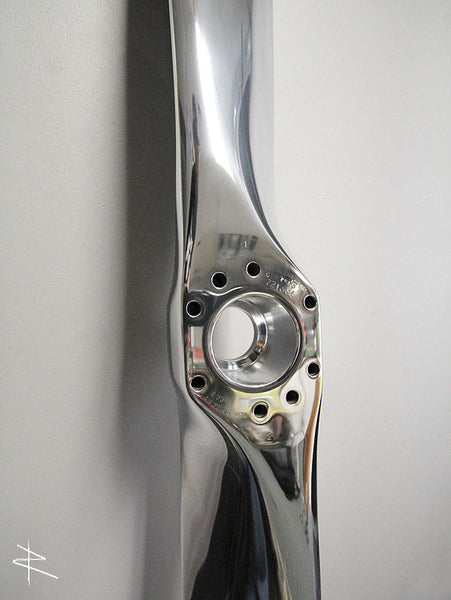 The Iron Man Mirror High Polished Airplane Propeller Fix-Pitch Sculpture