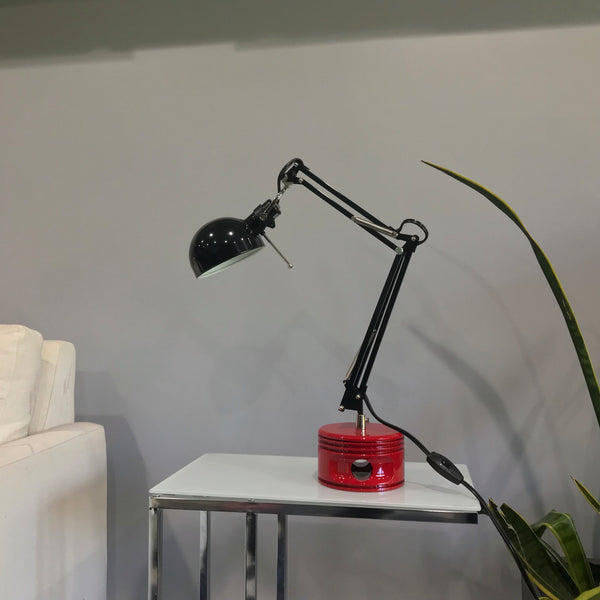 J-Cobs Jacobs Radial Engine WWII Red Eye Black Flying Monkey Aviator Piston Desk Lamp