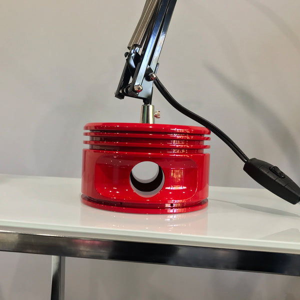 J-Cobs Jacobs Radial Engine WWII Red Eye Black Flying Monkey Aviator Piston Desk Lamp