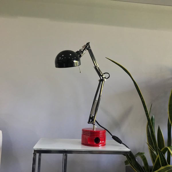 J-Cobs Jacobs Radial Engine WWII Red Eye Black Flying Monkey Aviator Piston Desk Lamp