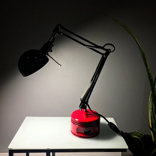 J-Cobs Jacobs Radial Engine WWII Red Eye Black Flying Monkey Aviator Piston Desk Lamp