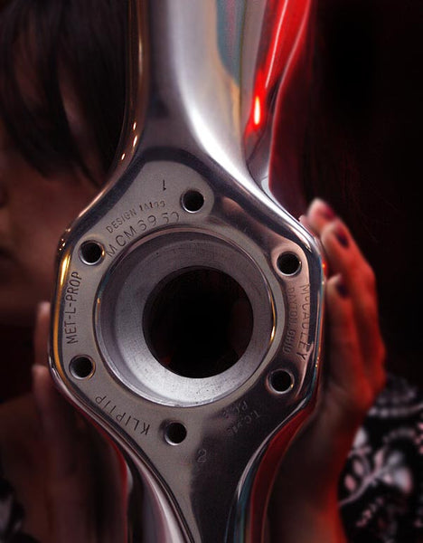 Iron Man Katana Mirror High Polished Airplane Propeller Fix-Pitch Sculpture