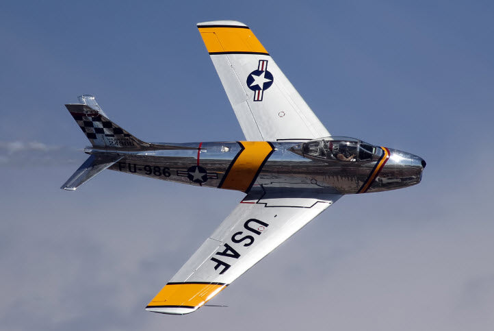 USAF Air Force Sabre F86F General Electric J47 Turbojet Blade