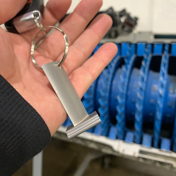 1950's USAF Air Force Sabre F-86F General Electric J47 Turbojet Stator Vane Blade Keychain