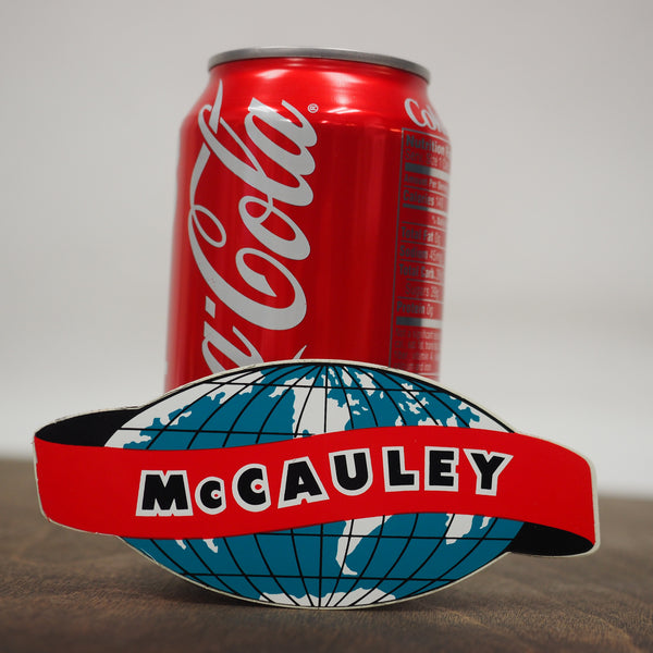 McCauley World Globe Map Decal Sticker