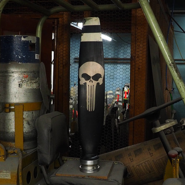 Punisher Aviator Glasses Military Metal Parody Sculpture Airplane Propeller Blade