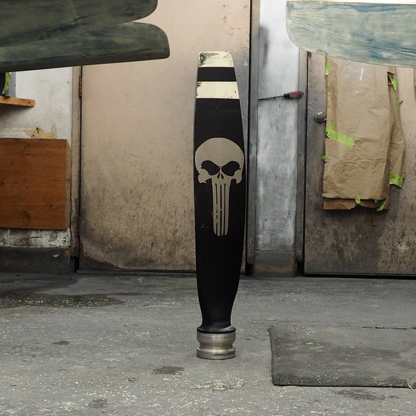 Punisher Aviator Glasses Military Metal Parody Sculpture Airplane Propeller Blade