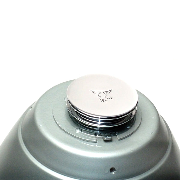 Space Age eames era Airplane Propeller Aviation Art Spinner Cone Coffee Side Cocktail Table (Silver)