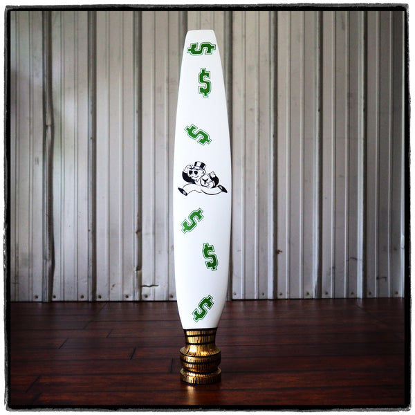 Monopoly Man Aviator Flying Monkey Money Airplane Propeller Blade Alec Art Sculpture