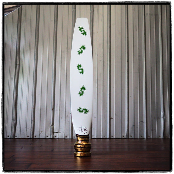 Monopoly Man Aviator Flying Monkey Money Airplane Propeller Blade Alec Art Sculpture