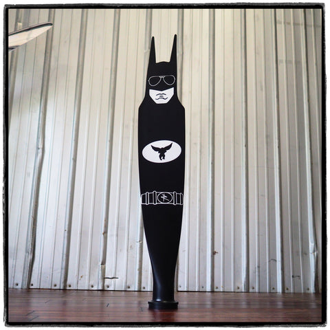 Bat Blade Batman Aviator Glasses Metal Parody Sculpture Airplane Propeller Blade