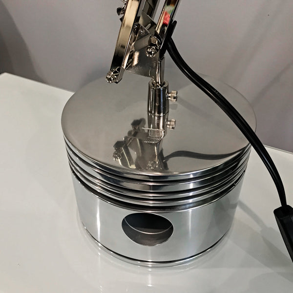 Pratt & Whitney R-2800 USA American Flag MIRROR POLISHED Radial Engine Piston Desk Lamp