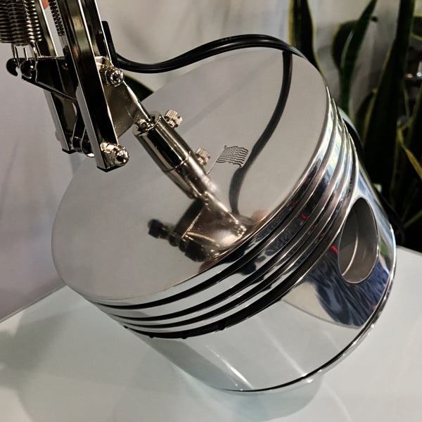 Pratt & Whitney R-2800 USA American Flag MIRROR POLISHED Radial Engine Piston Desk Lamp