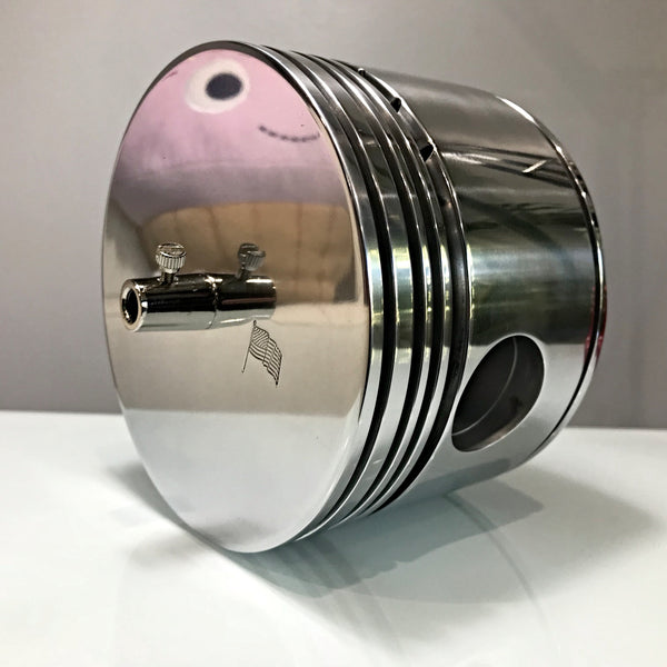 Pratt & Whitney R-2800 USA American Flag MIRROR POLISHED Radial Engine Piston Desk Lamp