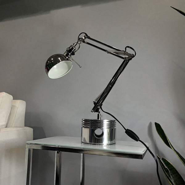 Pratt & Whitney R-2800 USA American Flag MIRROR POLISHED Radial Engine Piston Desk Lamp