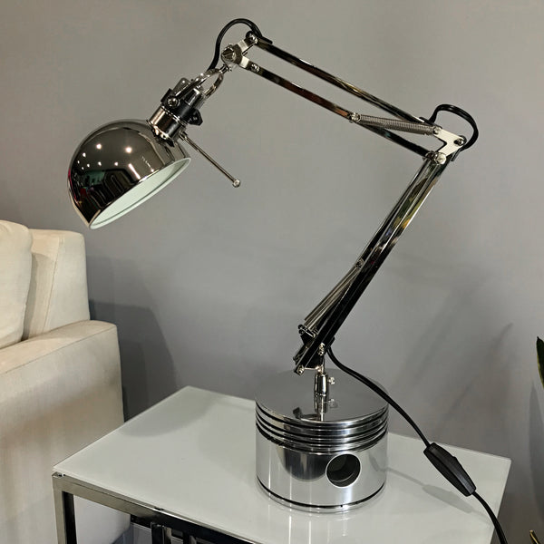 Pratt & Whitney R-2800 USA American Flag MIRROR POLISHED Radial Engine Piston Desk Lamp