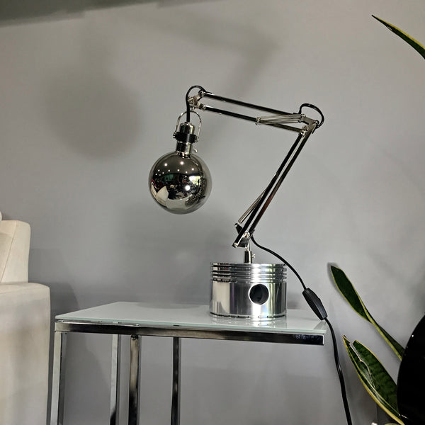 Pratt & Whitney R-2800 USA American Flag MIRROR POLISHED Radial Engine Piston Desk Lamp