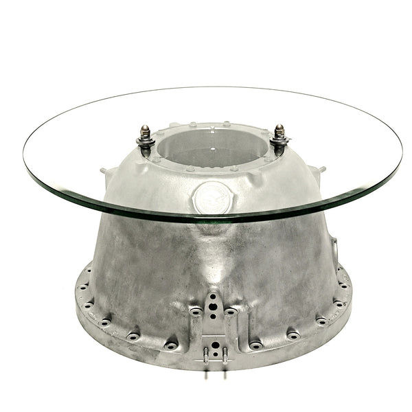 Pratt & Whitney R-2000 Front Engine Case Aviation Art Coffee Side Cocktail Table
