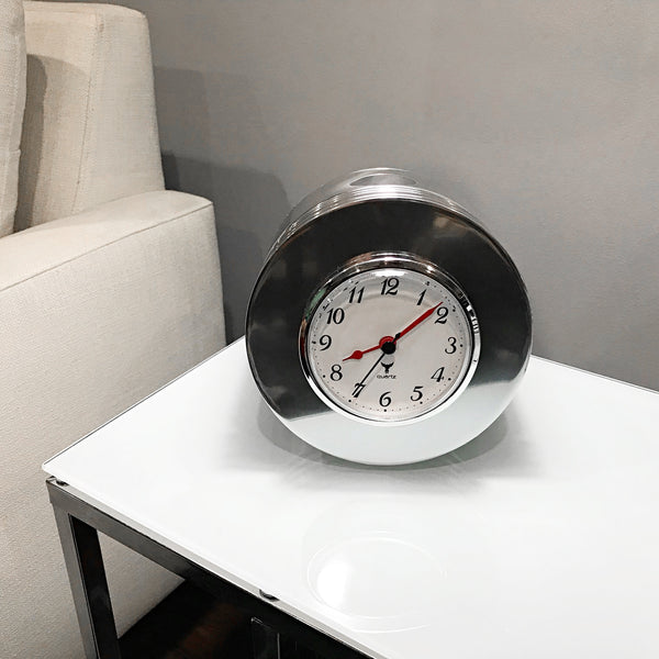 Pratt & Whitney R-2800 F4U Corsair Fighter Airplane Radial Engine Chrome Piston Clock