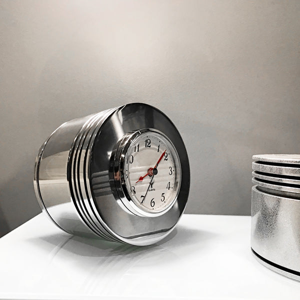 Pratt & Whitney R-2800 F4U Corsair Fighter Airplane Radial Engine Chrome Piston Clock