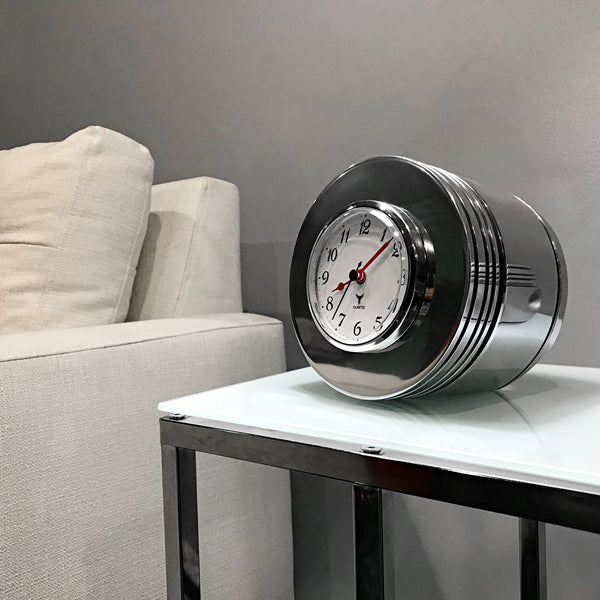 Pratt & Whitney R-2800 F4U Corsair Fighter Airplane Radial Engine Chrome Piston Clock