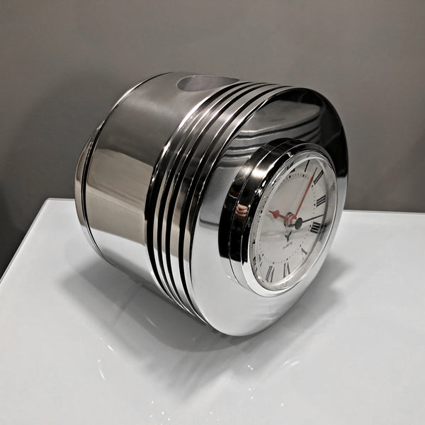 Pratt & Whitney R-2800 F4U Corsair Fighter Airplane Radial Engine Chrome Piston Clock