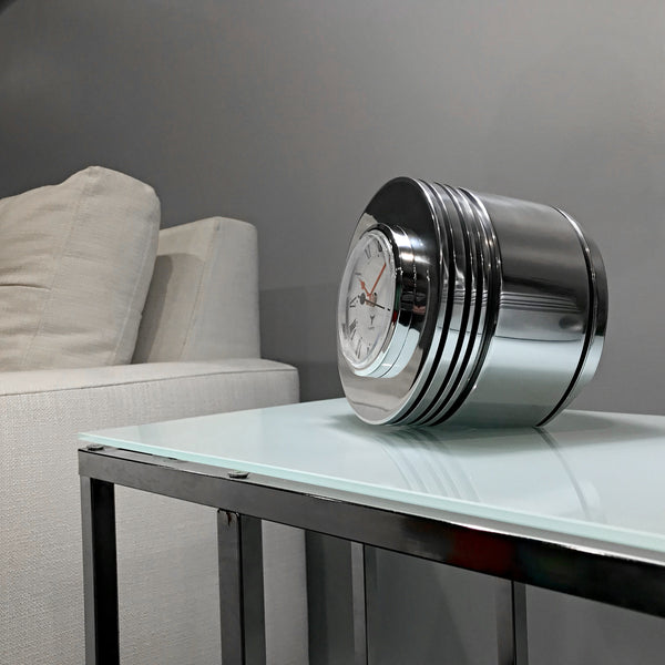 Pratt & Whitney R-2800 F4U Corsair Fighter Airplane Radial Engine Chrome Piston Clock